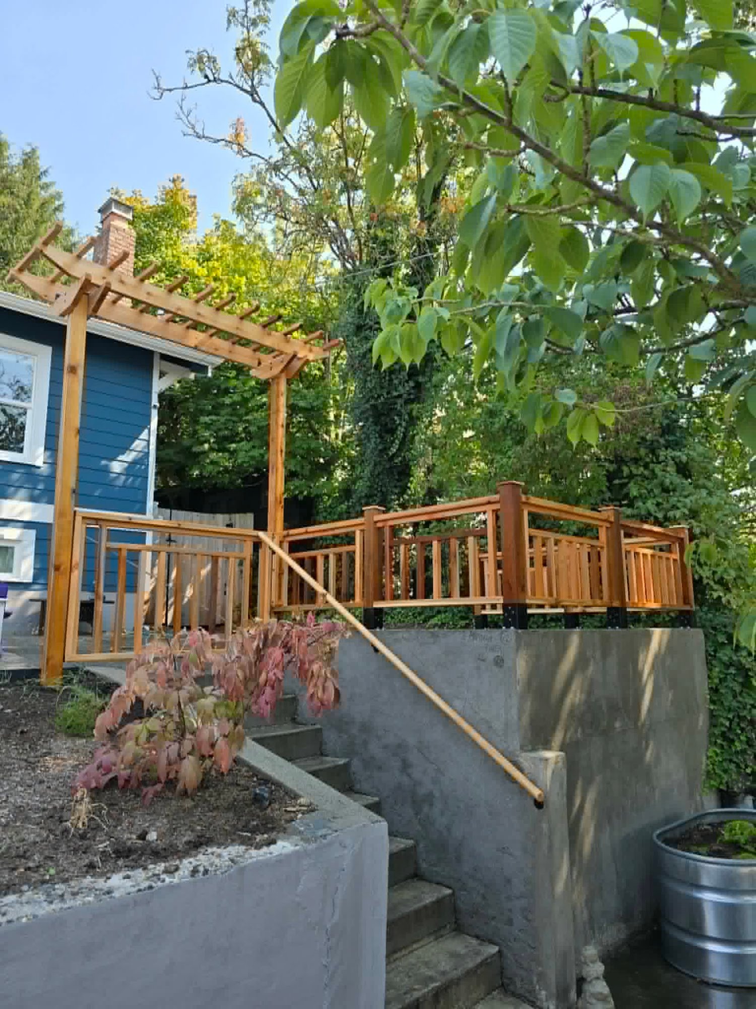 Condor cedar deck project